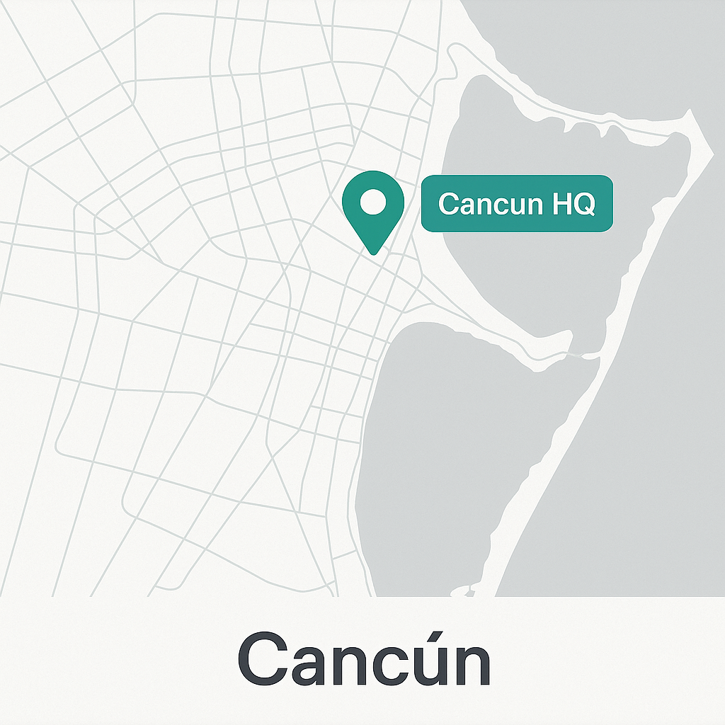 Map preview: Cancun office location